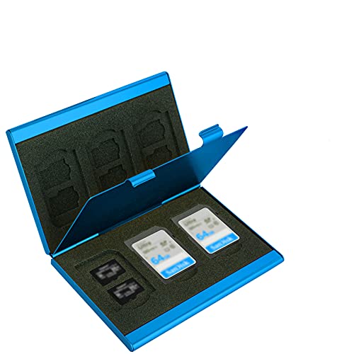 SD Card Holder, SD Card Case, LUXVRANG CF Memory Card Holder Case