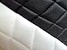 1 X Vinyl Quilted Black Fabric w/ 3/8