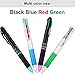 Chinco 24 Pieces Retractable Ballpoint Pens Multicolor 4 in 1 Pens 0.7 mm Ballpoint Pens of Black, Blue, Red, Green for Office School