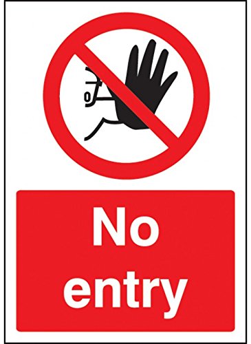 Caledonia Signs 58380 No Entry, A4 Rp