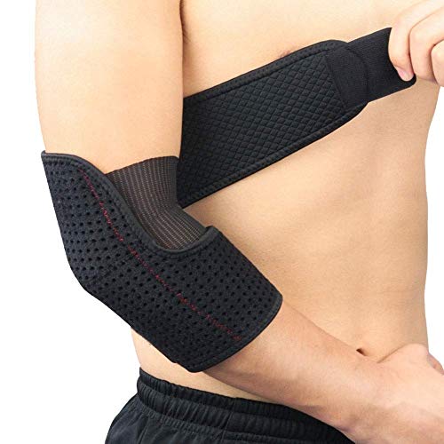 image for WLDQ Elbow Brace Compression Sleeve (1 Pair) Breathable Winding Suppor