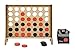 Uber Games Plastic Replacement Coins Giant 4 in a Row Game - Each Coin is 3.5 Inches Wide - Set of 6-3 Black Coins and 3 White Coins - Measure Your Existing Coins Before You Purchase