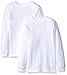 American Hawk Big Boys' 2 Pack: Long Sleeve Jersey T-Shirts, White/White, 14/16