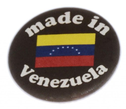 A&T Designs Unisex - Made in Venezuela 1.25" Pinback Button Pin Venezuelan Flag