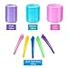 Super Jumbo Self Grip Hair Rollers Set 36 Count Mega Jumbo Large Self Holding Rollers and 12 Duck Teeth Bows Hairdressing Curlers for Women, Men (60 mm, 48 mm, 40 mm, 48 Pieces)