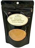 Ayurvedic Organic Golden Milk blend with no added sugar or sweetener; Turmeric, Ceylon Cinnamon, Ginger and Black Pepper; Anti-Inflammatory - Best for organic vegan latte recipe (5 oz, 120 cups)