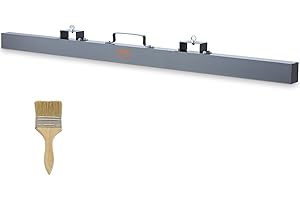 BESTAUTO VEVOR Magnetic Sweeper 84inch Magnet Sweeper 120LBS Magnetic Forklift Sweeper Aluminium Surface Industrial Magnets Steel Material Hunting Accessories for Picking Up Nails, Bolts, Iron Chips