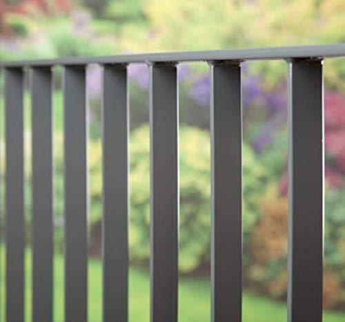 Zaunfeld-Set"Andorra" 150x100 cm - verzinkt + anthrazit – Bild 4