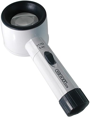 COIL Raylite Illuminated Stand Magnifier 5.4X, 17.7D, 44mm Lens