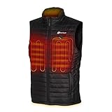 Venture Heat Men's Heated Vest with Battery Pack - Insulated Electric Jacket Puffer Layer, Roam 2.0