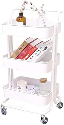 Amazon Com 3 Tier Metal Mesh Storage Utility Cart With Brake