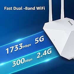 Gigabit WiFi Router, Dual Band Smart Wireless