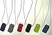 all4fit Fashion Pendant Necklace Holder for Fitbit Flex, Fitbit One, Misfit Shine, Withings Pulse O2, Sony Smartband. Black Necklace