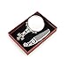 ALICE Antique Hand Mirror and Comb Set, With Gift Box, Bronze 1PC