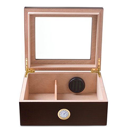 Eekay Wares Capri-Glasstop Humidor