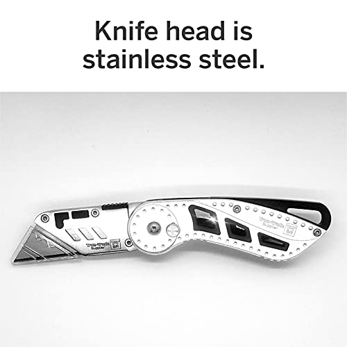 Heavy Duty Utility Knife Folding Box Cutters Holster Nylon Pouch Belt