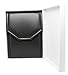 Black Leather Satin Necklace Jewelry Travel Folder Display Case