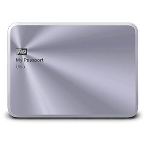 WD ポータブルHDD My Passport Ultra Metal Edition 1TB WDBTYH0010BSL-PESN