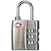 MASTER LOCK 4680DNKL TSA-Accepted Set-Your-Own Combination Lock, Nickel