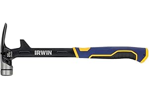 IRWIN Framing Hammer, 24oz Steel Demolition Hammer with Magnetic Nail Starter (IWHT51024)
