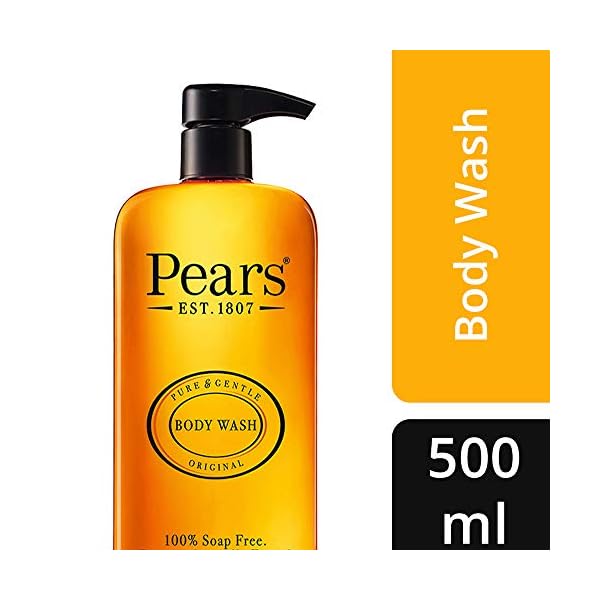 Pears-Original-Body-Wash-Multi-500-ml Pears Body Wash (500ml) Pure and Gentle Original | Made With Natural Oils and Soap Free | Nourishing Moisturisation and…