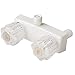 Laguna Brass 3220AWT RV/Motorhome Two Handle Non-Metallic Shower Diverter Valve, White Finish