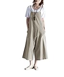 Hulaha Womens Linen Loose Fit Overalls Jumpers