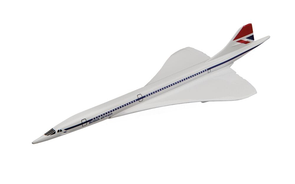 Corgi CS90636 Showcase British Airways Concorde Model Airplane - Diecast Planes & Aircraft Models for Ages 14+, Die Cast Plane, Toy Airplanes - Gift for Young Aviation Fans, Birthday Gifts for Him