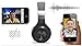 Bluedio H Plus (Turbine) Wireless Bluetooth Headphones V4.1 Bass Stereo Over-ear Headset with Mic FM Radio Support SD Card for iPhone Samsung (Black)
