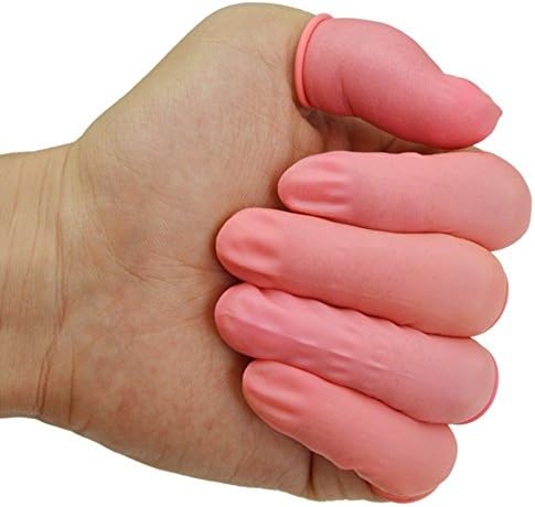 Calunce ESD Dust-Free Finger Cots Powder Free Finger Rubber Finger Cover