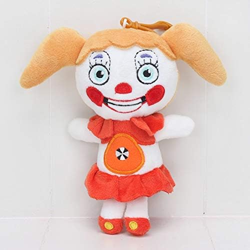 Grocoto Movies & TV - 15cm FNAF Five Nights at Freddy's Sister Location-Funtime Freddy Foxy Bonnet Lolbit Ballora Plush Stuffed Toy 7styles 1 PCs