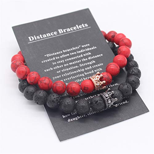 5 POSHFEEL+Couple+Howlite+Bracelet+Black3