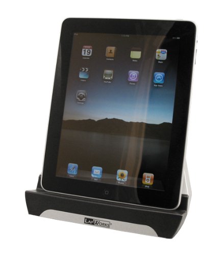LapWorks Notebook, iPad and Tablet Recliner for Laptops up to 16 inches and tablets of all sizes, from 7 inch to 13 inch Pro tablets
