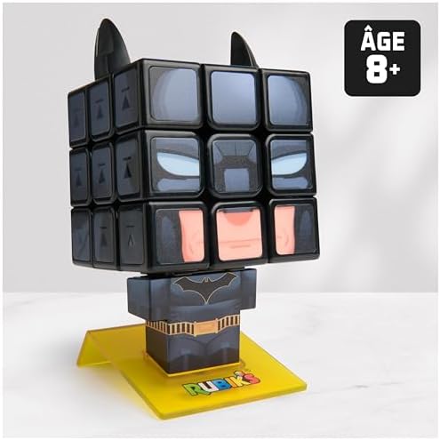 Cubers Batman 3X3 - Jeu Casse-Tête Adulte Et Enfant - Rubiks Cube Magique - Puzzle 3x3 Original - Jouet Batman DC - Puzzle Résolution de Problème - Jeu Enfant 8 Ans et +