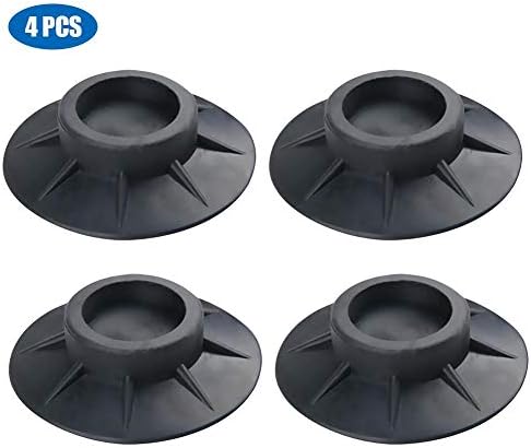 WATERFAIL 4pcs Washing Machine Base, Anti-vibration Anti-Walk Anti Slip Mat - Washer Dryer Universal Foot Pad