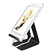 Tomersun Metal Cell Phone Stand, Tablet Stand, Phone Holder, Cradle, Dock, Compatible for All Smartphones(Black)