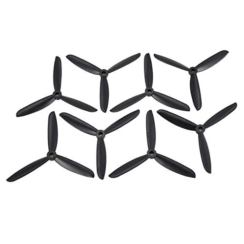 Liobaba 4 Pairs CW/CCW 6045 Propeller Props Blade RC Racing Drone Quadcopter Aircraft UAV Spare Parts Accessories Component Black - Thumbnail 3