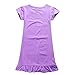 AOVCLKID Moana Comfy Loose Fit Pajamas Girls Printed Princess Dress (Purple 2,130/5-6Y)