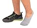 No Show Socks Mens Non Slip Low Cut Invisible Ankle Sock Pack 7 Pairs Boat Liner 6-12 (4Black+3Grey)
