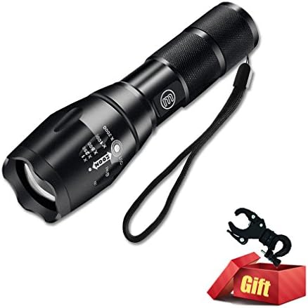 Flashlight Led Tactical Gear For Camping, Travel Accessories, Military Surplus &amp; Hiking - Rechargeable Battery, Brightest Handheld Flashlight - Pocketsize Led Torch With Zoomable Cree XML T6