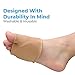 NatraCure Gel Metatarsal Pads - 1 Pair - with Metatarsalgia Forefoot Cushion - for Ball of Foot Pain Relief - Size: Large/X-Large