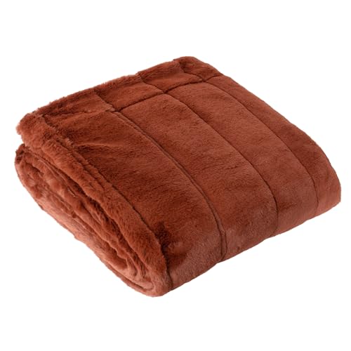 Paoletti Empress Throw (Rust - 130x180cm)