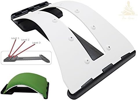 ZenGuru Best Back Pain Relief - Back Stretcher Lumbar Extender - SALE - Premium Quality - Remedy for Pain and Stress - BONUS: Pillow For Extra Comfort - Back Pain Relief or Your Money Back by ZenGuru