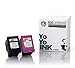 YoYoink Remanufactured Printer Ink Cartridges Replacement for HP 61XL 61 XL High Yield (1 Black, 1 Color; 2 Pack)