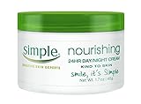 Simple Kind to Skin Cream, Nourishing 24 Hr Day and Night 1.7 oz