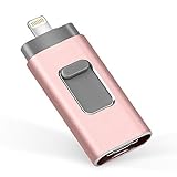 iPhone Lightning Flash Drive 32GB, usb thumb drive 3.0 Lightning Flash Drive for iPhone/iPad/PC/Android, usb memory stick 32gb Jump Drive password/Touch ID protected iOS Flash Drive