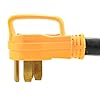 Camco-55562-18-50-AMP-Standard-Male-50-AMP-90-Degree-Locking-Female-PowerGrip-Adapter