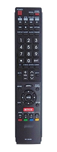 generic replaced remote control GB118WJSA fit for SHARP TV GB004WJSA GA935WJSA GA890WJSA GB105WJSA LC-60EQ10 LC-60EQ10U LC-60SQ10 LC-60SQ10U LC-60SQ15 LC-60SQ15U LC-60SQ17 LC-60SQ17U LC-60TQ15