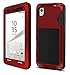 Feitenn Sony Xperia Z5 Case, Rainproof Shockproof Hard Military Aluminum Metal Heavy Duty Armor Gorilla Glass Dust/Dirt/Snow Proof Water Resistant Case for Xperia Z5 Outdoor Sport use (Red)