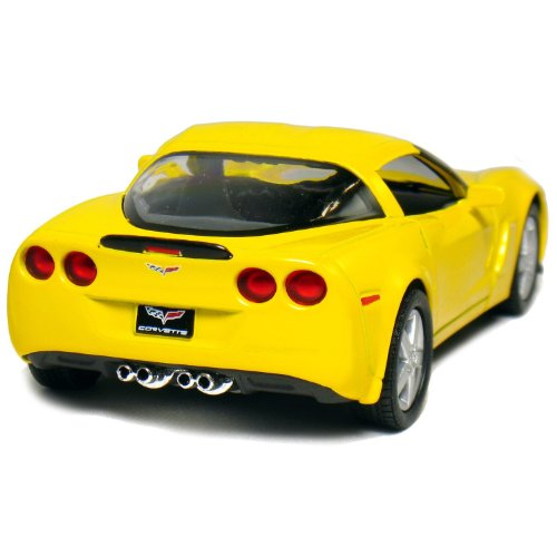 5" 2007 Chevy Corvette Z06 1:36 Scale (Yellow) by Kinsmart